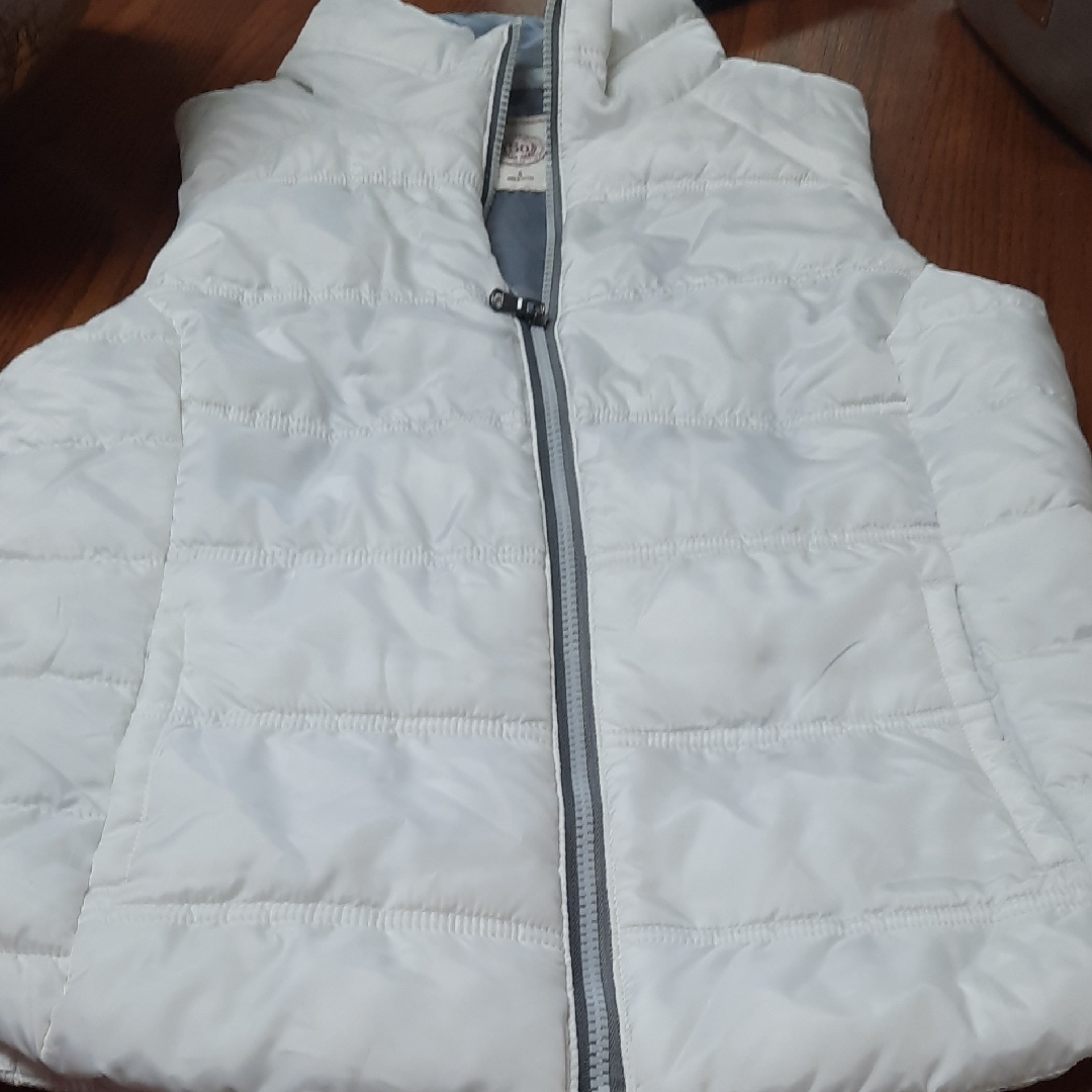 White Puffer Vest